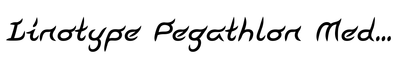 Linotype Pegathlon Medium